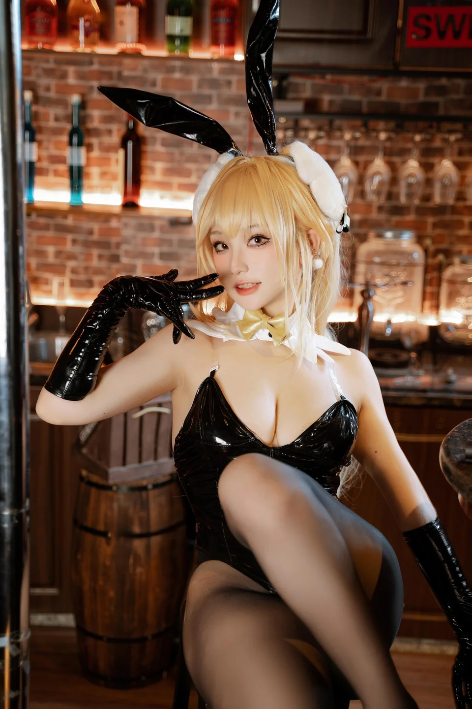 七七娜娜子 - 露菲兔女郎 [51P,12V-454MB] tg@simisebaisi 【丝足阁】005.webp